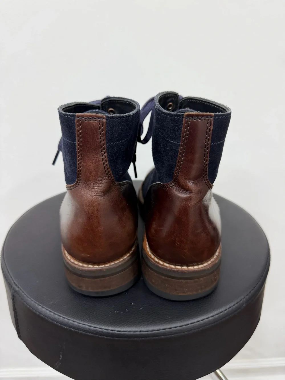Thursday Boots - Midnight suede brown toecap